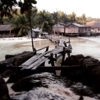 Bridge in koh rong - Soksan Village